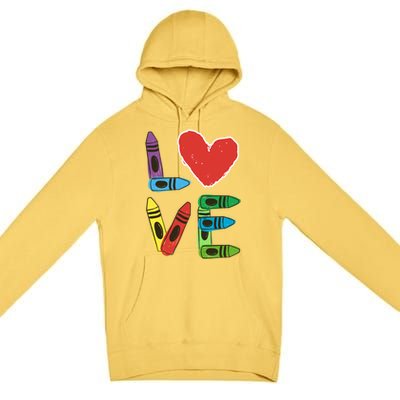 Prek Teacher Cute Gift Preschool Valentines Day Love Gift Premium Pullover Hoodie