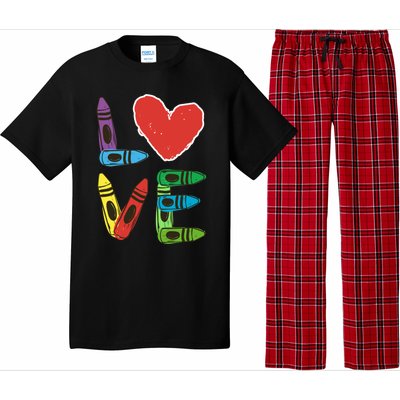 Prek Teacher Cute Gift Preschool Valentines Day Love Gift Pajama Set