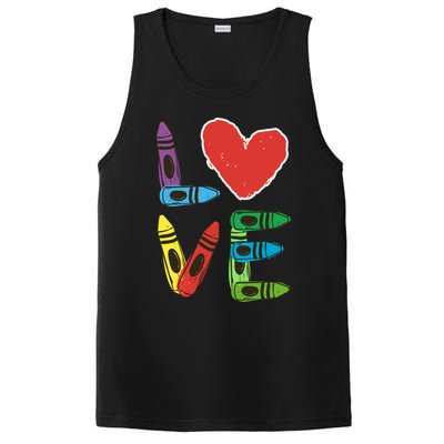 Prek Teacher Cute Gift Preschool Valentines Day Love Gift PosiCharge Competitor Tank