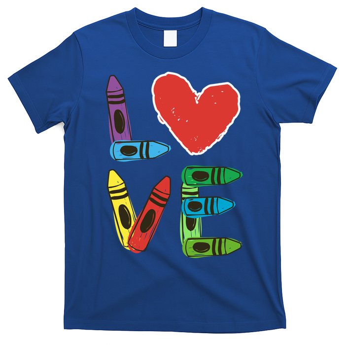 Prek Teacher Cute Gift Preschool Valentines Day Love Gift T-Shirt