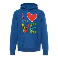 Prek Teacher Cute Gift Preschool Valentines Day Love Gift Premium Hoodie