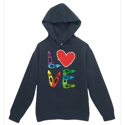 Prek Teacher Cute Gift Preschool Valentines Day Love Gift Urban Pullover Hoodie