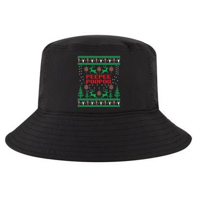 Peepeepoopoo Tacky Christmas Funny Xmas Ugly Sweater Cool Comfort Performance Bucket Hat