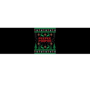 Peepeepoopoo Tacky Christmas Funny Xmas Ugly Sweater Bumper Sticker