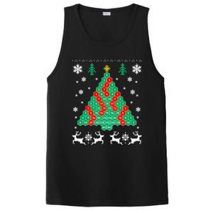 Pascals Triangle Christmas Tree PosiCharge Competitor Tank