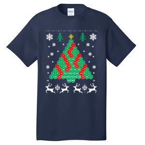 Pascals Triangle Christmas Tree Tall T-Shirt