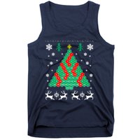 Pascals Triangle Christmas Tree Tank Top