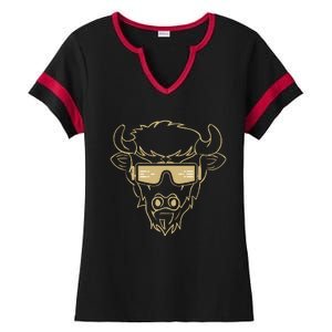 PRIME TIME Colorado Football Design Ladies Halftime Notch Neck Tee