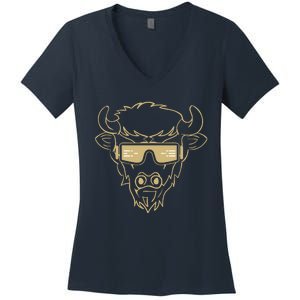 PRIME TIME Colorado Football Design Women's V-Neck T-Shirt