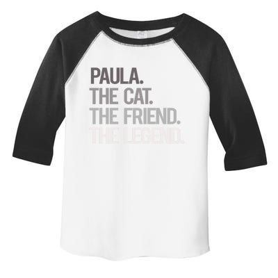 Paula The Cat The Friend The Legend National Pet Day Cool Gift Toddler Fine Jersey T-Shirt