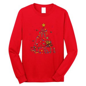 Physical Therapist Christmas Tree Long Sleeve Shirt