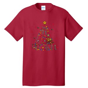 Physical Therapist Christmas Tree Tall T-Shirt