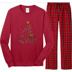 Physical Therapist Christmas Tree Long Sleeve Pajama Set