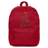 Physical Therapist Christmas Tree 16 in Basic Backpack