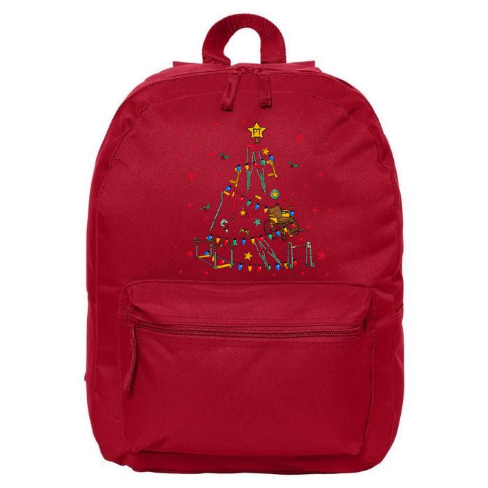 Physical Therapist Christmas Tree 16 in Basic Backpack