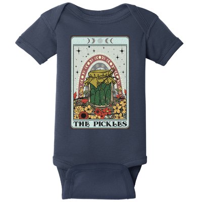 Pickles Tarot Card, Cottagecore Tarot Reader Reading Baby Bodysuit