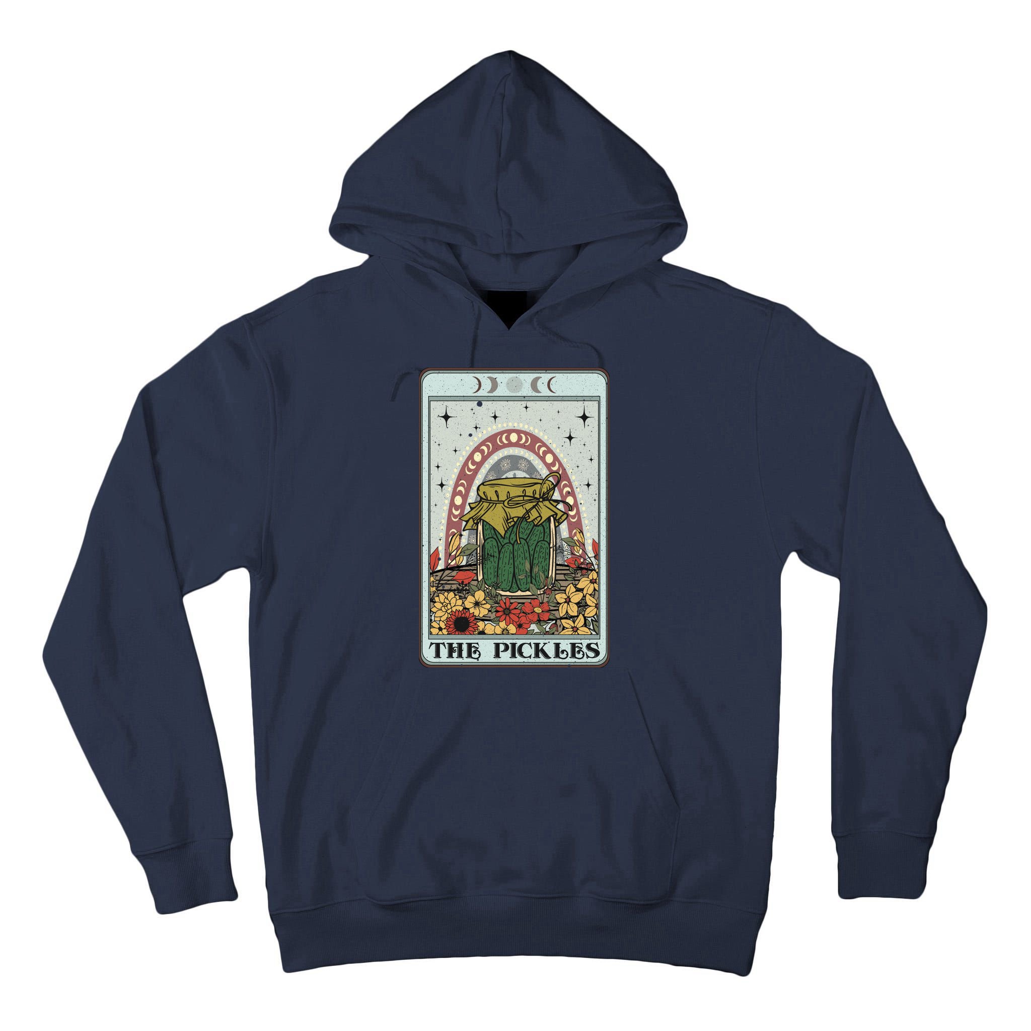 Pickles Tarot Card, Cottagecore Tarot Reader Reading Tall Hoodie