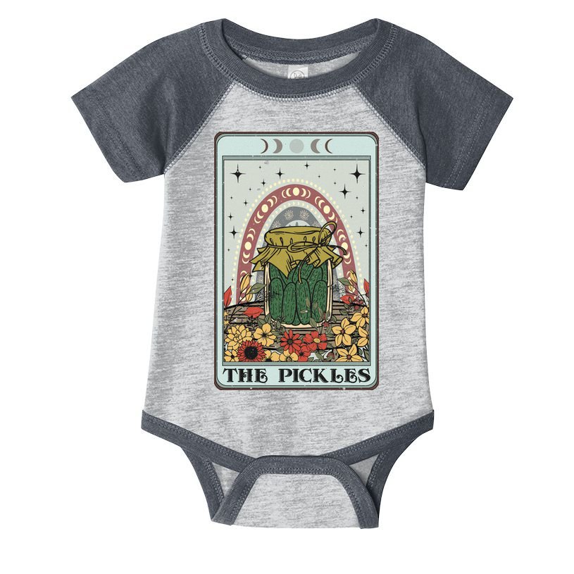Pickles Tarot Card, Cottagecore Tarot Reader Reading Infant Baby Jersey Bodysuit
