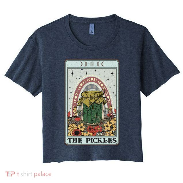 Pickles Tarot Card, Cottagecore Tarot Reader Reading Crop Top