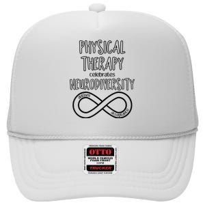 Physical Therapy Celebrates Neurodiversity Acceptance Autism High Crown Mesh Back Trucker Hat