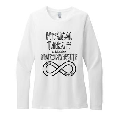 Physical Therapy Celebrates Neurodiversity Acceptance Autism Womens CVC Long Sleeve Shirt