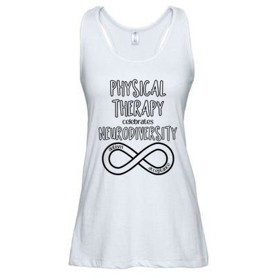 Physical Therapy Celebrates Neurodiversity Acceptance Autism Ladies Essential Flowy Tank