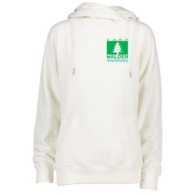 Parent Trap Camp Walden Logo Womens Funnel Neck Pullover Hood