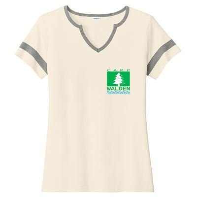 Parent Trap Camp Walden Logo Ladies Halftime Notch Neck Tee