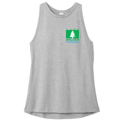 Parent Trap Camp Walden Logo Ladies PosiCharge Tri-Blend Wicking Tank