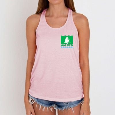 Parent Trap Camp Walden Logo Women's Knotted Racerback Tank