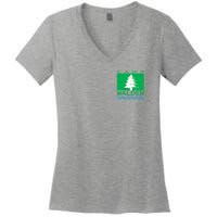 Parent Trap Camp Walden Logo Women's V-Neck T-Shirt