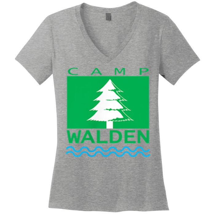 Parent Trap Camp Walden Logo Women's V-Neck T-Shirt