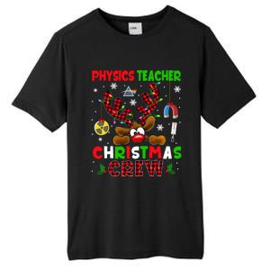 Physics Teacher Christmas Crew Xmas Reindeer Red Color Lover Gift Tall Fusion ChromaSoft Performance T-Shirt