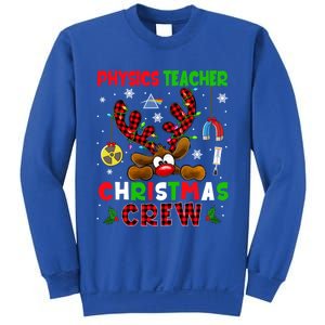 Physics Teacher Christmas Crew Xmas Reindeer Red Color Lover Gift Sweatshirt