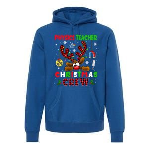 Physics Teacher Christmas Crew Xmas Reindeer Red Color Lover Gift Premium Hoodie