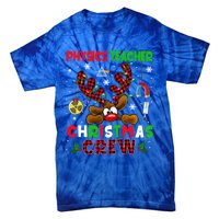 Physics Teacher Christmas Crew Xmas Reindeer Red Color Lover Gift Tie-Dye T-Shirt