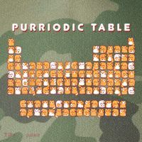 Purriodic Table Cat Funny Legacy Tie Dye Trucker Hat