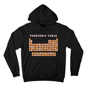 Purriodic Table Cat Funny Hoodie