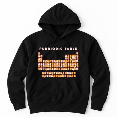 Purriodic Table Cat Funny Hoodie