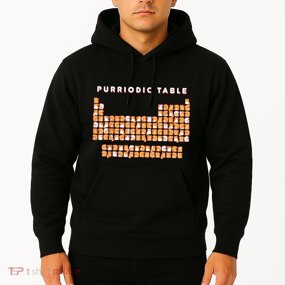 Purriodic Table Cat Funny Hoodie