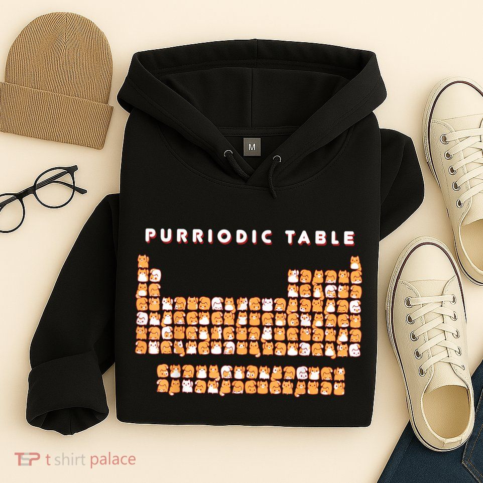 Purriodic Table Cat Funny Hoodie