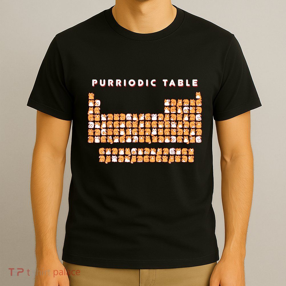 Purriodic Table Cat Funny T-Shirt