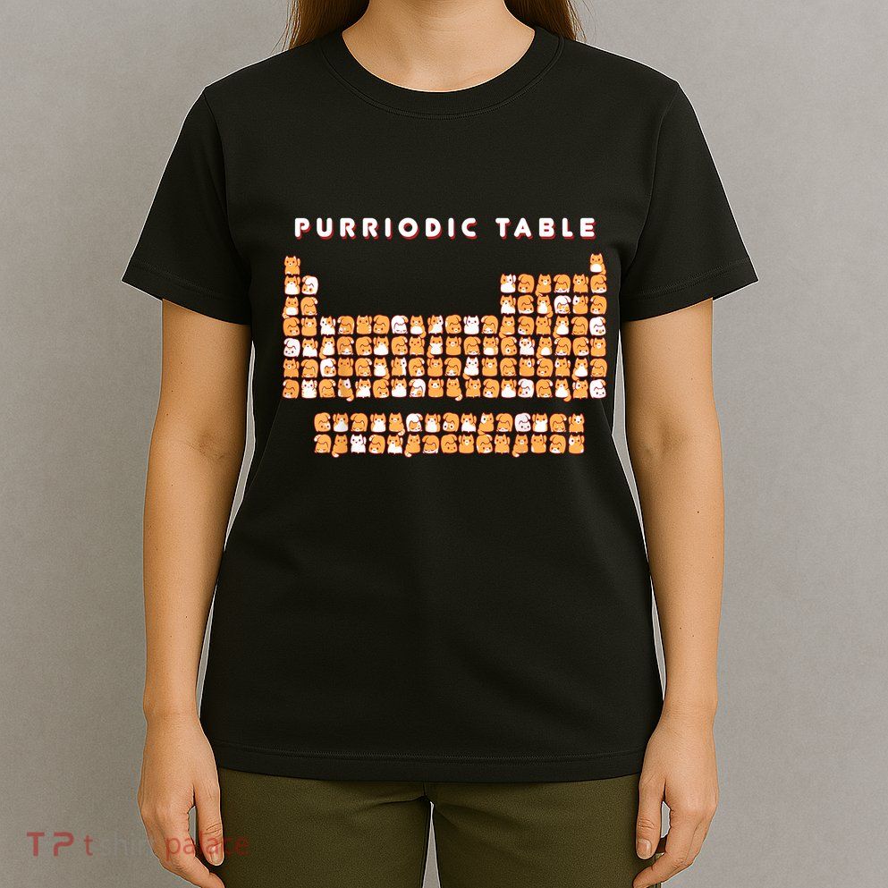 Purriodic Table Cat Funny T-Shirt
