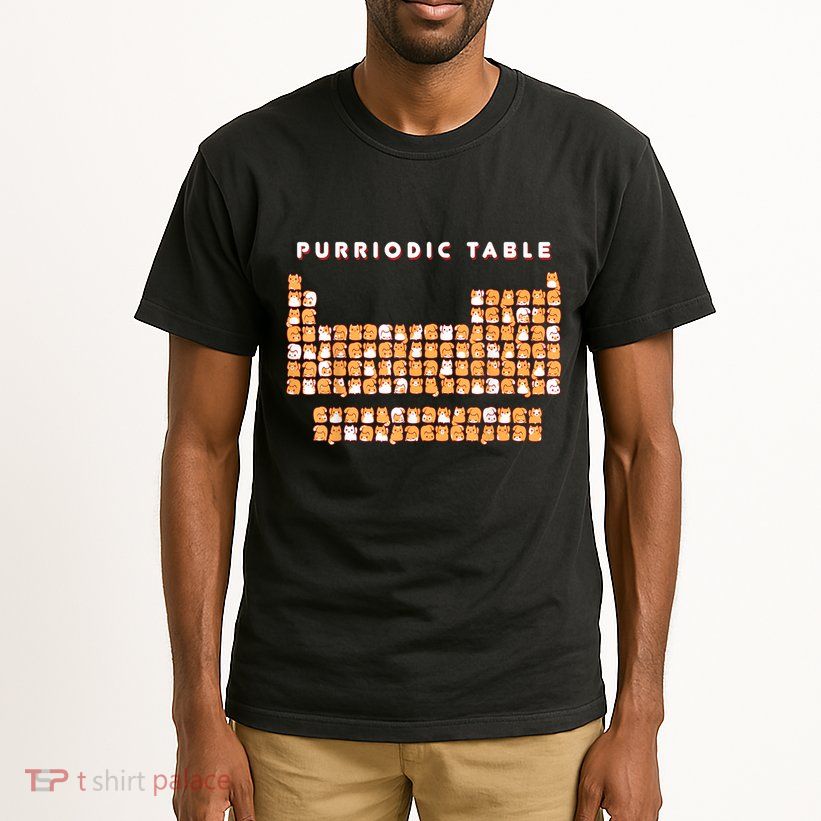 Purriodic Table Cat Funny Tall T-Shirt