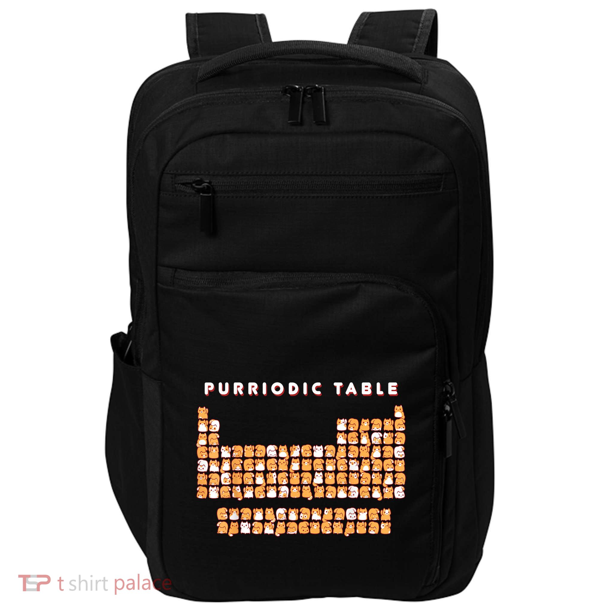 Purriodic Table Cat Funny Impact Tech Backpack
