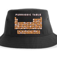 Purriodic Table Cat Funny Sustainable Bucket Hat