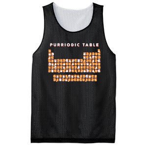 Purriodic Table Cat Funny Mesh Reversible Basketball Jersey Tank