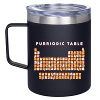 Purriodic Table Cat Funny 12oz Stainless Steel Coffee Mug