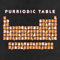 Purriodic Table Cat Funny 12oz Stainless Steel Coffee Mug