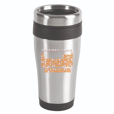 Purriodic Table Cat Funny 16oz Travel Tumbler